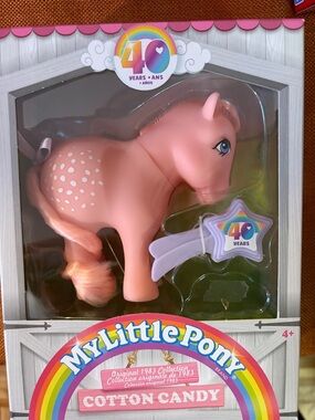My Little Pony Cotton Candy Pink Pony with White Spots